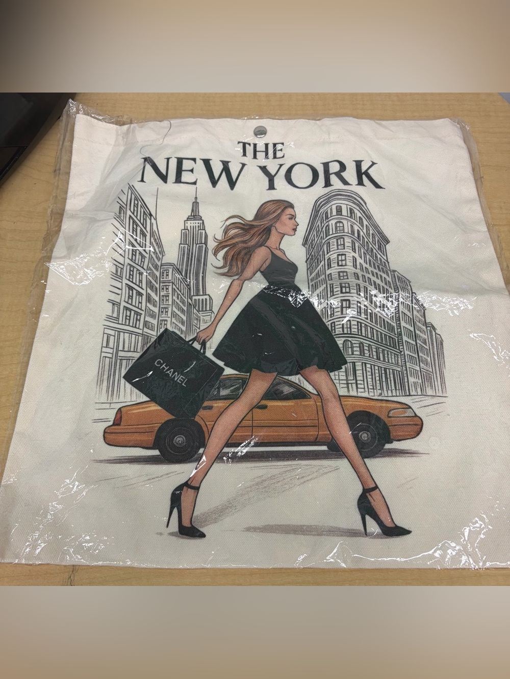 The New York Graphic Tote Bag  New.